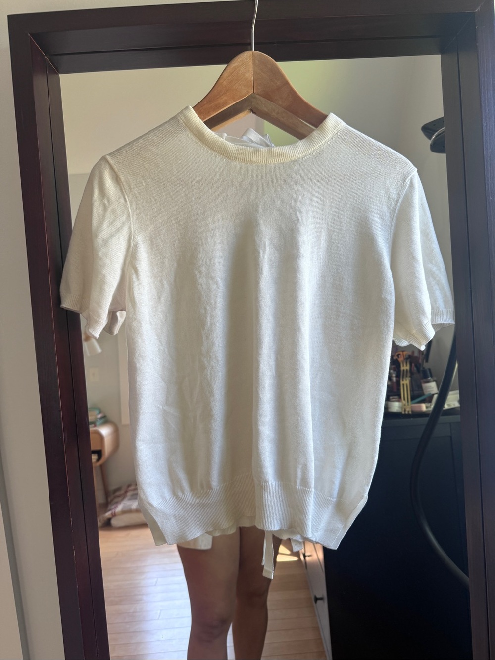Prada open back top, size 44